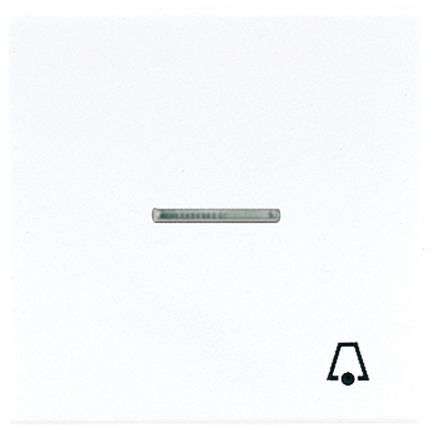 Wippe, Symbol Klingel, Linse, Lichtleiter, für beleuchtbare Taster   / Art. LS 990 KO5K WW