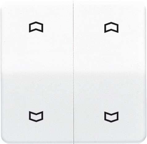 Wippe, Symbole Pfeile, für Taster BA 2fach Mittenstellung   / Art. CD 595 MP GB