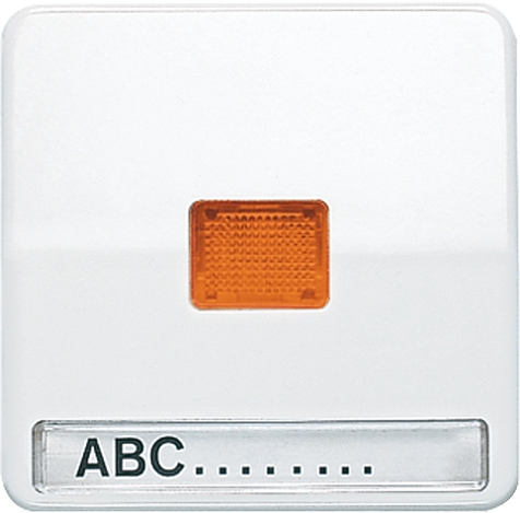 Wippe, orangefarbenes Lichtaustrittsfenster, Schriftfeld, für Kontrollsch., ...   / Art. CD 590 NAKO