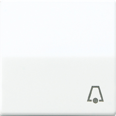 Wippe, Symbol Klingel, Zentralplatte, antibakteriell, für Taster   / Art. ABAS 591 K