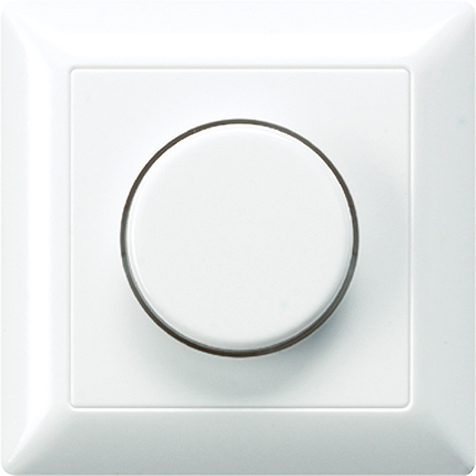 Abdeckung, volle Platte, für Drehdimmer, Potentiometer, Nebenstelle   / Art. AS 540 WW