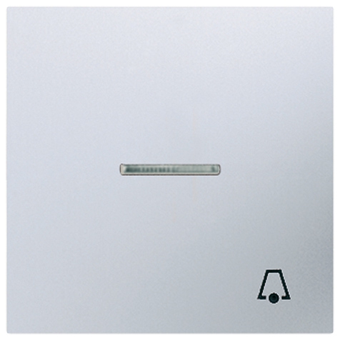 Wippe, Symbol Klingel, Linse, Lichtleiter, für beleuchtbare Taster   / Art. AL 2990 KO5K