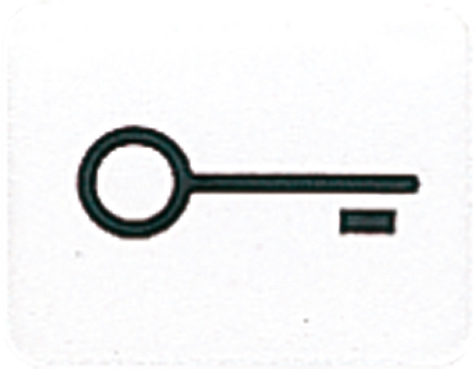 Symbol Tür, für Abdeckungen, Wippen und Taster   / Art. 33 T WW