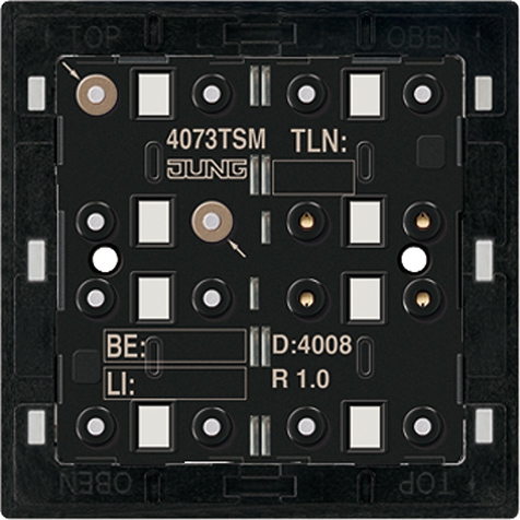 KNX Tastsensor-Modul Standard, 3fach, integrierter Busankoppler   / Art. 4073 TSM