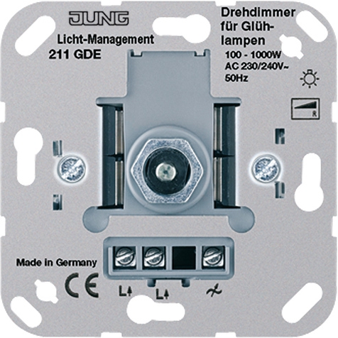 Drehdimmer, Druck-Wechselschalter   / Art. 211 GDE