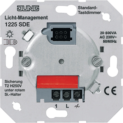Tastdimmer Standard, Nennspannung AC 230 V ~, 50/60 Hz / Art. 1225 SDE