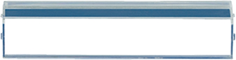 Plexiglas-Abdeckung, Einlage, für Schriftfeld 13 x 54 mm (BB 20)   / Art. A 82 NA