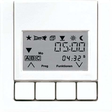 Abdeckung Jalousie-Management, Timer-Funktion Universal   / Art. LS 5232 T3 WW