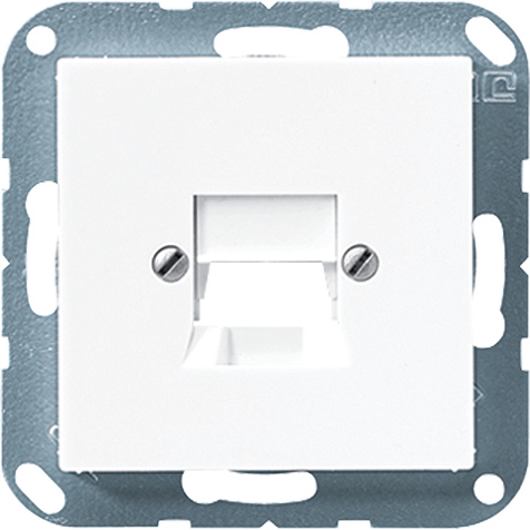 Abdeckung, Tragring, Schraubbefest., für Modular-Jack-Steckbuchse 6 WE, 8 WE   / Art. A 569-1 NWE