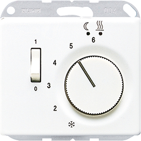 Fußbodenheizungsregler, 10 A, AC 230 V ~, 50/60 Hz, Schließer 1-polig   / Art. FTR SL 231 WW