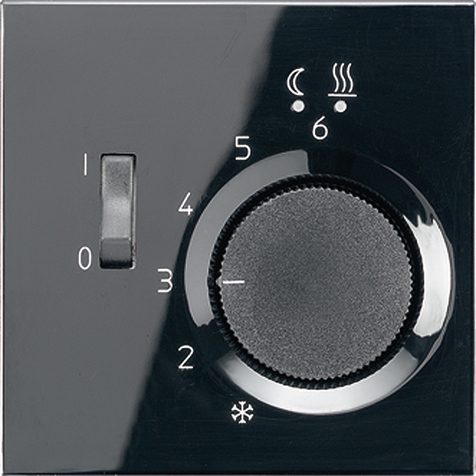 Fußbodenheizungsregler, 10 A, AC 230 V ~, 50/60 Hz, Schließer 1-polig   / Art. FTR LS 231 SW