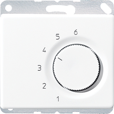 Raumtemperaturregler, 10/5 (4/2) A, AC 24 V ~, Wechsler 1-polig   / Art. TR SL 246 GB