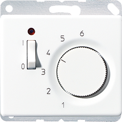 Raumtemperaturregler, 10 (4) A, AC 230 V ~, Öffner 1-polig   / Art. TR SL 231 GB