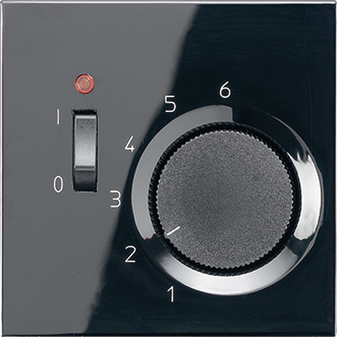 Raumtemperaturregler, 10 (4) A, AC 24 V ~, Öffner 1-polig   / Art. TR LS 241 SW