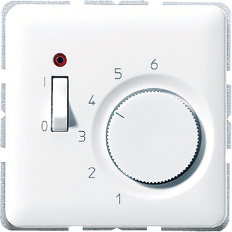 Raumtemperaturregler, 10 (4) A, AC 24 V ~, Öffner 1-polig   / Art. TR CD 241 GR