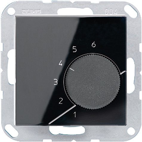 Raumtemperaturregler, 10/5 (4/2) A, AC 230 V ~, 50/60 Hz, Wechsler 1-polig   / Art. TR A 236 SW