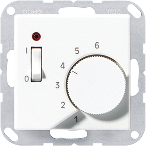 Raumtemperaturregler, 10 (4) A, AC 24 V ~, Öffner 1-polig   / Art. TR A 241 WW