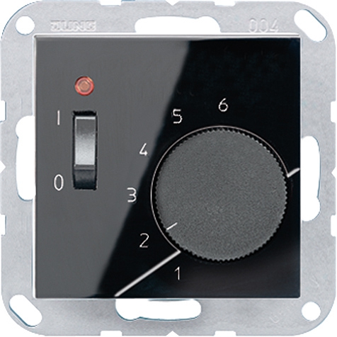 Raumtemperaturregler, 10 (4) A, AC 24 V ~, Öffner 1-polig   / Art. TR A 241 SW