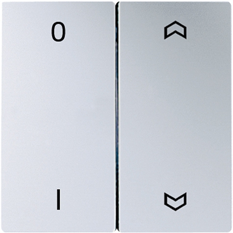 EnOcean Funk-Wandsender, Symbole 01, Pfeil-Symbole Auf/Ab, 2-kanalig   / Art. ENO AL 2995 P01-L
