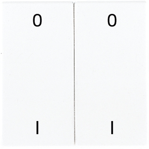 EnOcean Funk-Wandsender, Symbole 01, 2-kanalig   / Art. ENO LS 995-01 WW