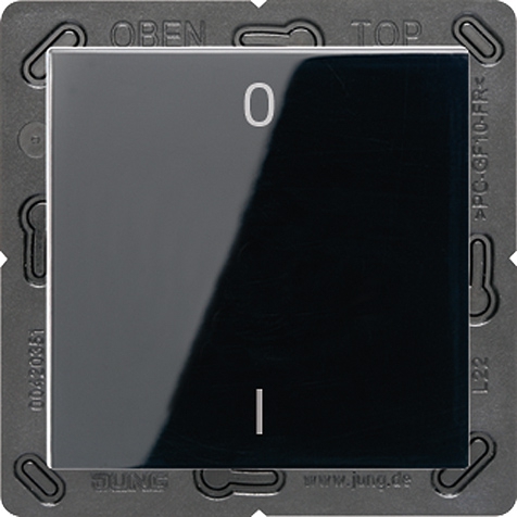 EnOcean Funk-Wandsender, Symbole 01, 1-kanalig   / Art. ENO A 590-01 SW