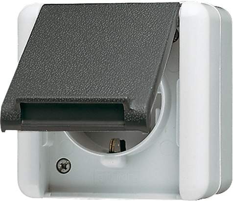 SCHUKO-Steckdose, 1fach, 16 A, 250 V ~   / Art. 820 W