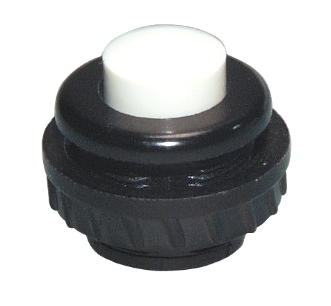 Standard-Einbautaster Kunststoff schwarz / weiß