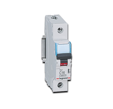 Legrand TX3 Leitungsschutzschalter C-Charakteristik / 16A / 1-polig / 10kA,230/400VAC / 1TE