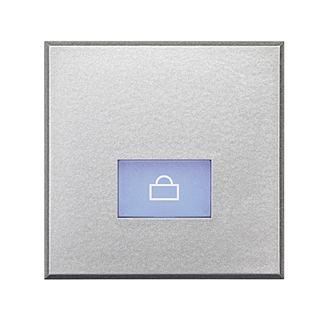 Symbolwippe für Axialschalter bedruckt mit  • Koffer •  2-modulig Aluminium