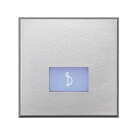 Symbolwippe für Axialschalter bedruckt mit  • Musik •  2-modulig Aluminium