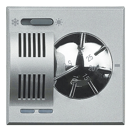 Elektronischer Raumthermostat Temperaturbereich 5-30°C Aluminium
