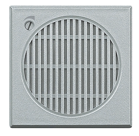 Läutewerk elektronisch, 3 Signale, Stromversorgung 12V AC-DC 2-modulig Aluminium