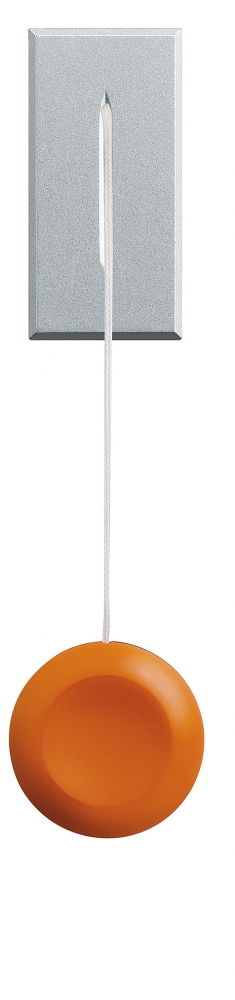 Zugtaster 1-polig Schließer 10A 250V AC1-modulig Aluminium