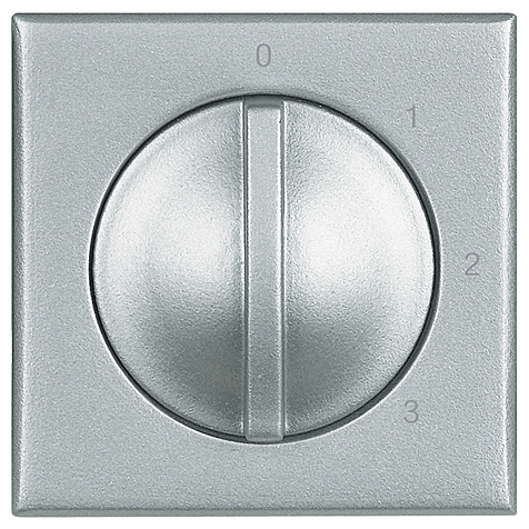 3-Stufenschalter, Stellungen 0-1-2-3, 1-poliger Umschalter 3A 250V AC Aluminium