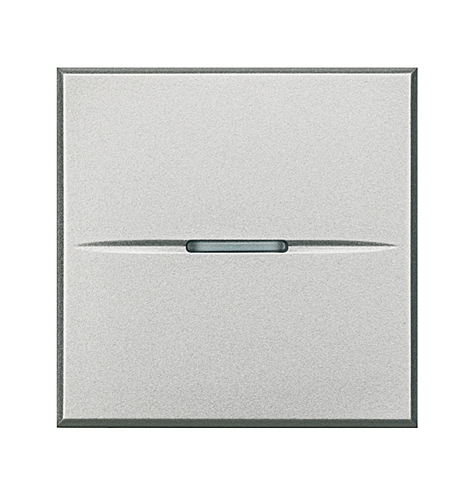 Taster 1-polig Schließer 10A 250V AC (SK) Axial 2-modulig Aluminium
