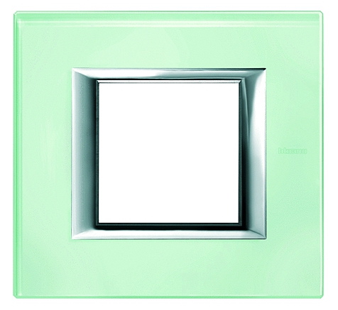 Rahmen rechteckig 4 Module Kompaktinstallation Glas Kristallglas