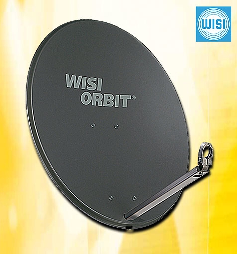 WISI Alu Satspiegel ORBIT LINE 80cm graphitgrau