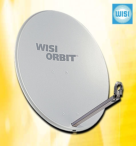WISI Alu Satspiegel ORBIT LINE 80cm lichtgrau