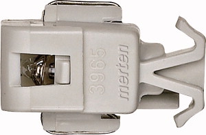 Glimmlampenanhänger mit integrierter Lampe, grau