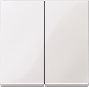 Wippe für Serienschalter, polarweiß glänzend, System M