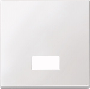 Wippe mit rechteckigem Symbolfenster, polarweiß, System M
