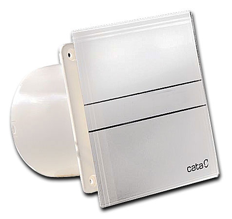 Design-Wandventilator mit Timer / abnehmbarer Glasfront / mit Kugellager