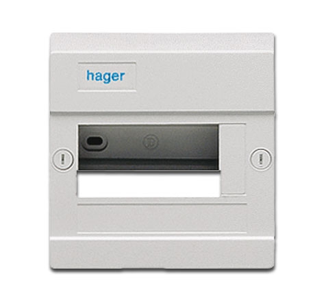 Hager AP Miniverteiler Gamma 10 Module / IP30 / 1xPE / 1xN