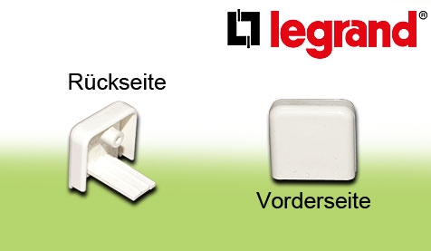 Legrand Endverschluß f. Minikanalsystem 16x16 weiß