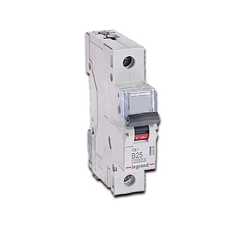 Legrand Leitungsschutzschalter TX3 LS B25 A, 1-polig, 10 kA, 1-modulig 230/400 V AC / Kennlinie B