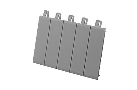 Abdeckstreifen - 5 Module teilbar in halbe und ganze Module / ähnlich RAL 7001 Silbergrau