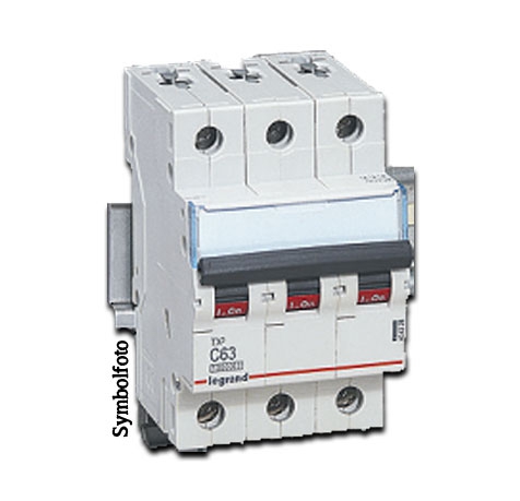 Legrand Leitungsschutzschalter TX3 LS B13 A, 3-polig, 10 kA, 3-modulig 400 V AC / Kennlinie B