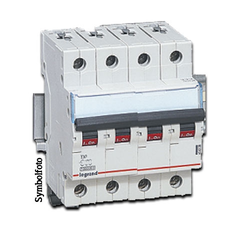 Legrand Leitungsschutzschalter TX3 LS B13 A, 3-polig+N, 10 kA, 4-modulig 400 V AC / Kennlinie B