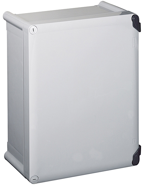 Abzweigdose rechteckig 310x240x124mm, glatt, grau 750° IP66 IK08