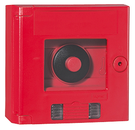 Sicherheitskasten mit Taster und LED-Leuchtmelder 230V~ 20mA, IP44 IK07